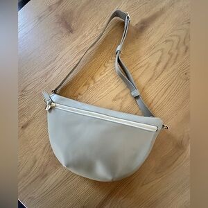 Clare V Grande Fanny in Taupe/Gray